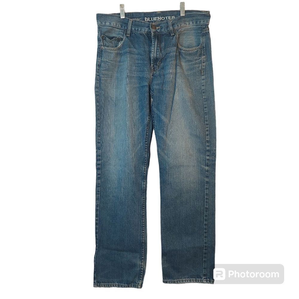 Bluenotes Men's Jeans Slim Straight Size 34/32 Blue Denim